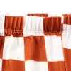 LULUKAKA Boys' Checkered Pattern Long-Sleeve And Pants Pajama Set for Home Wear.